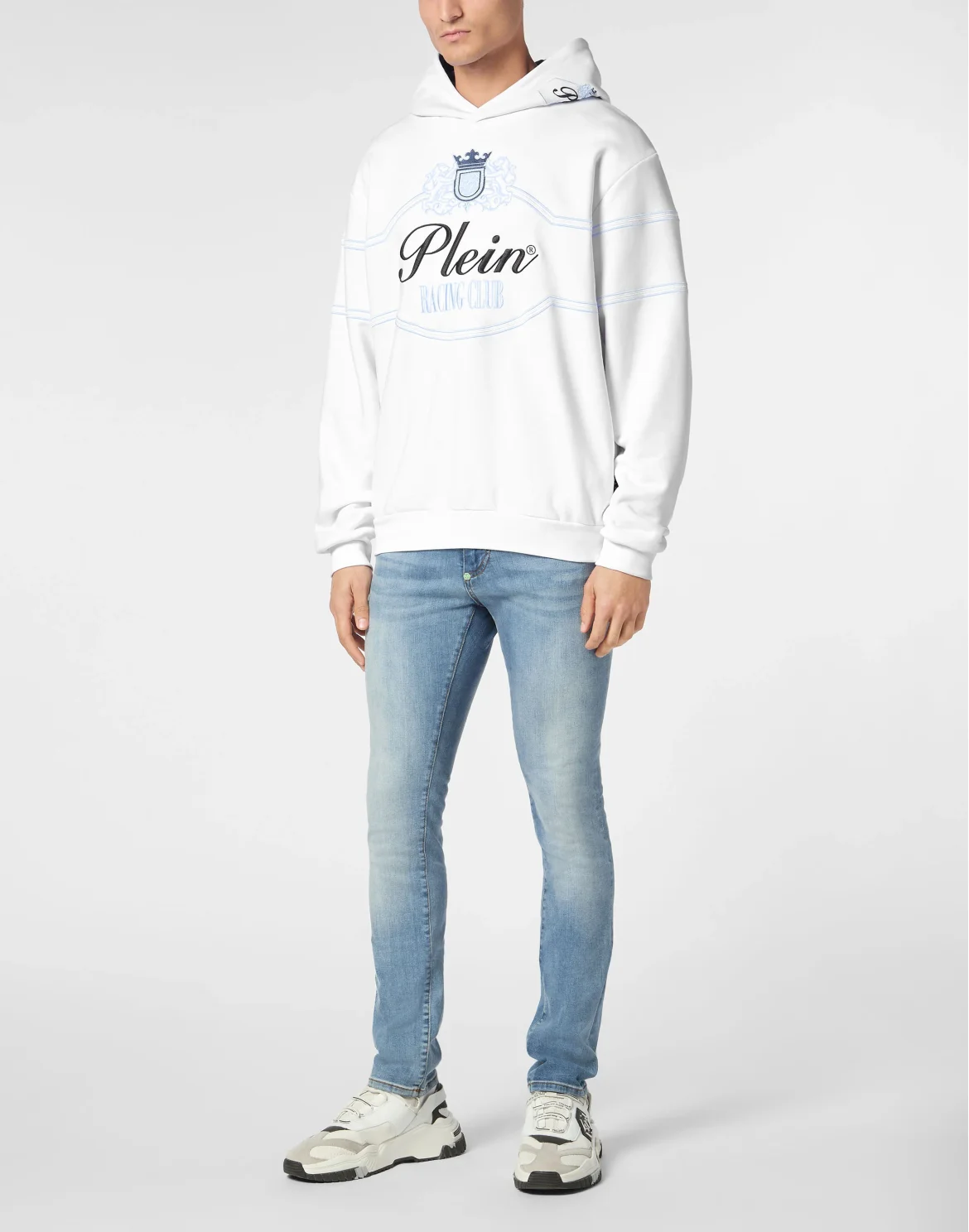 Hoodie Sweatshirt LS Racing Club, цвет: Белый
