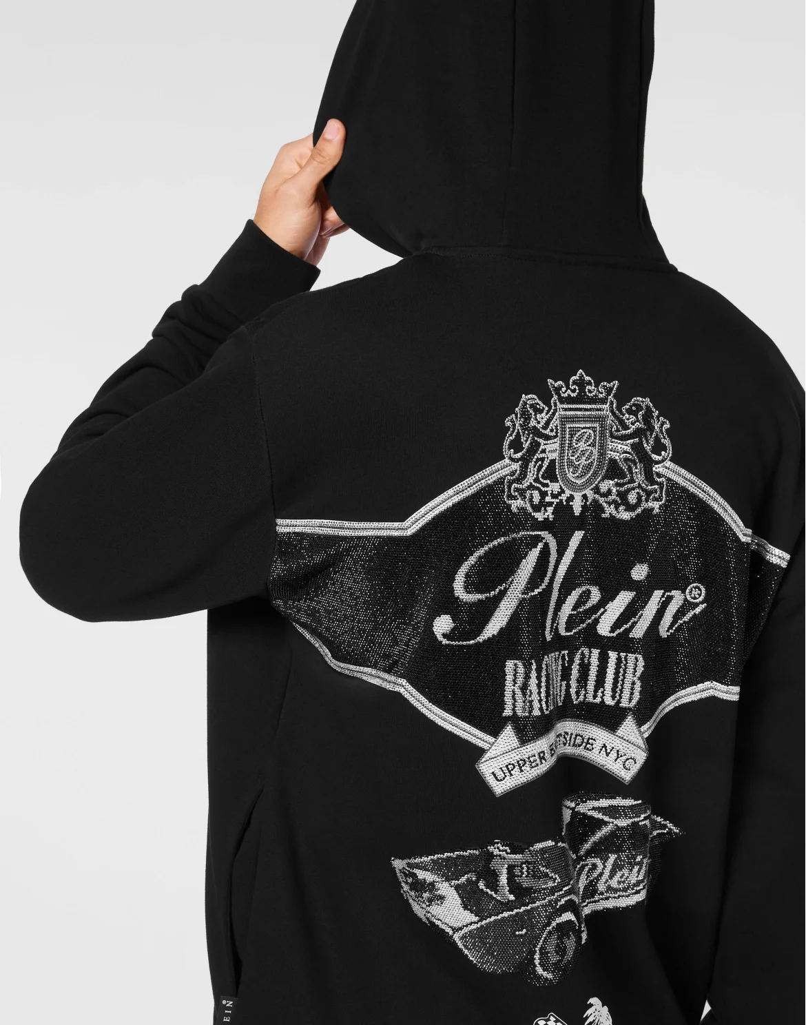 Hoodie Sweatshirt LS Racing Club, цвет: Черный