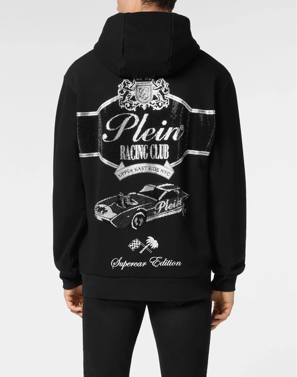 Hoodie Sweatshirt LS Racing Club, цвет: Черный