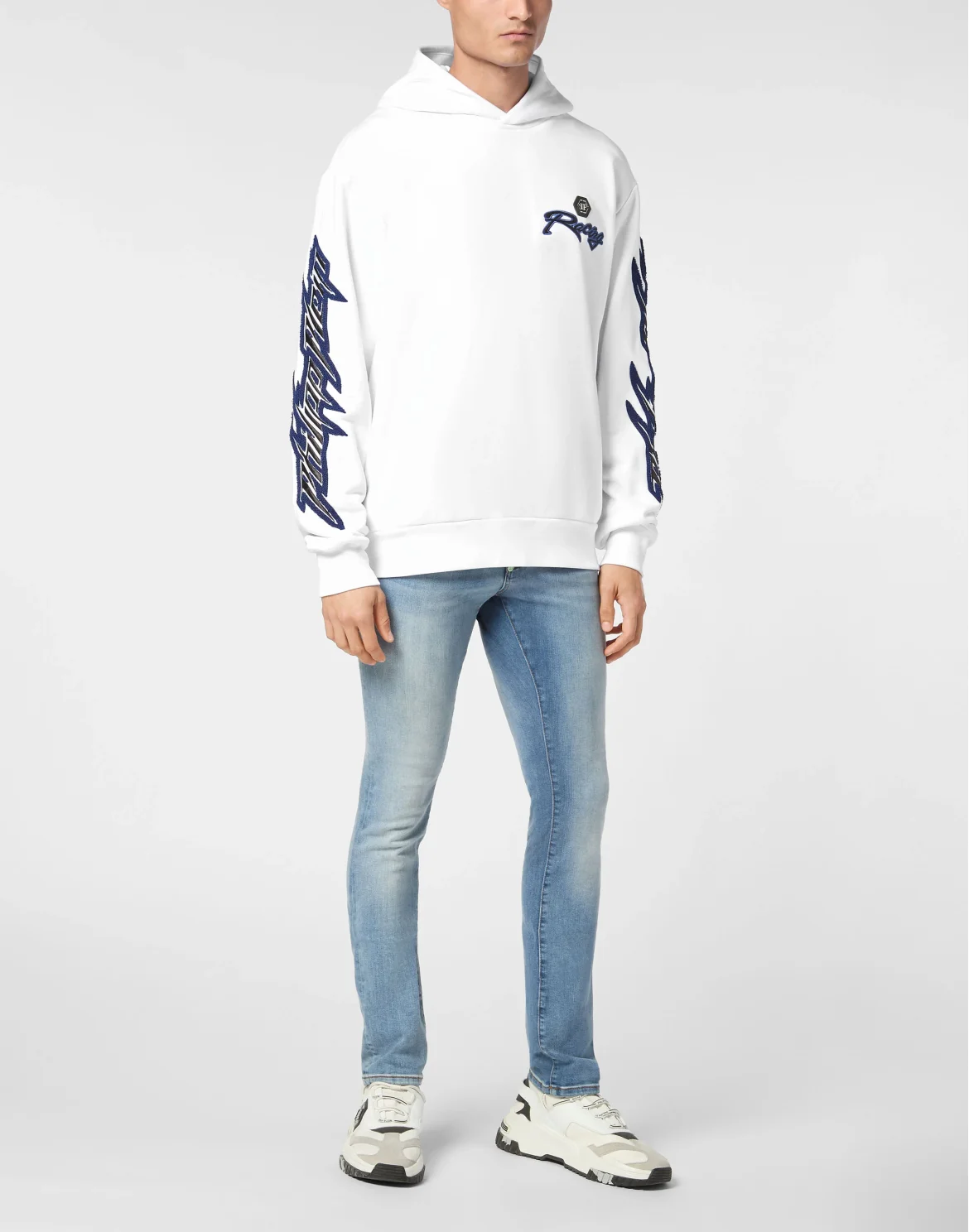 Hoodie Sweatshirt LS Racing Club, цвет: Белый