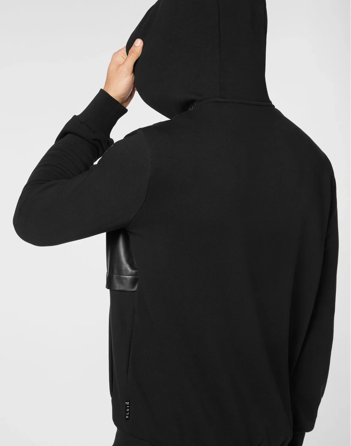 Eco Leather Jogging Jacket LS, цвет: Черный