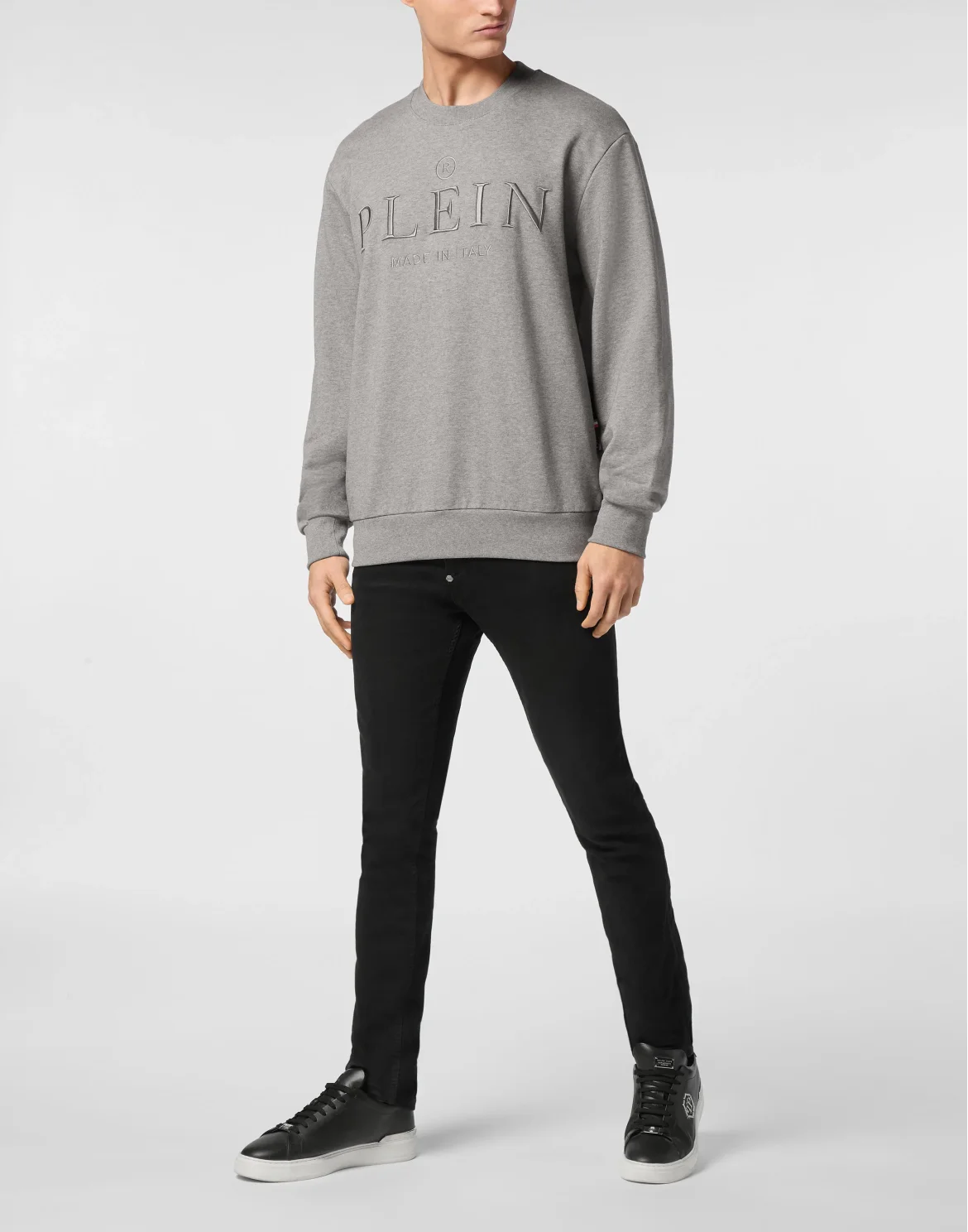 Sweatshirt Round Neck LS Philipp Plein TM, цвет: Серый