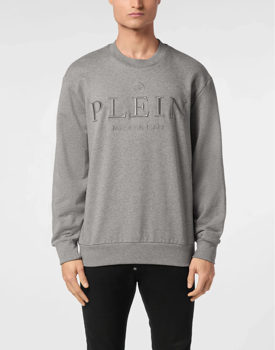 Sweatshirt Round Neck LS Philipp Plein TM, цвет: Серый