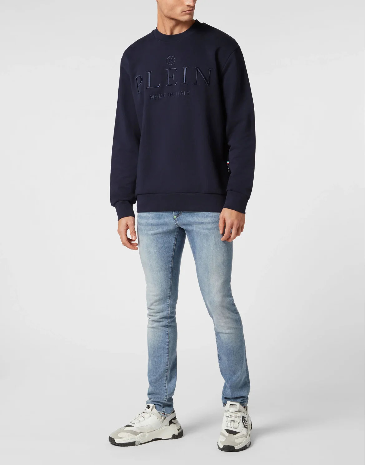 Sweatshirt Round Neck LS Philipp Plein TM, цвет: Синий