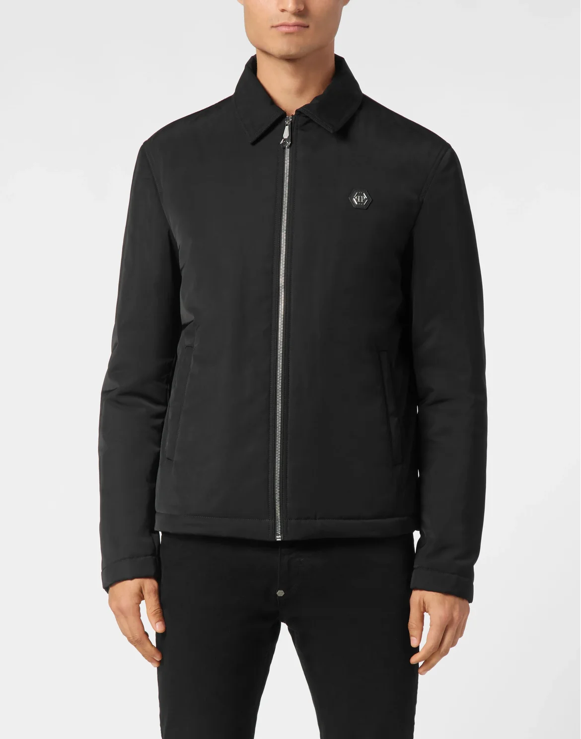 Nylon Shirt Jacket LS Gothic Plein, цвет: Черный
