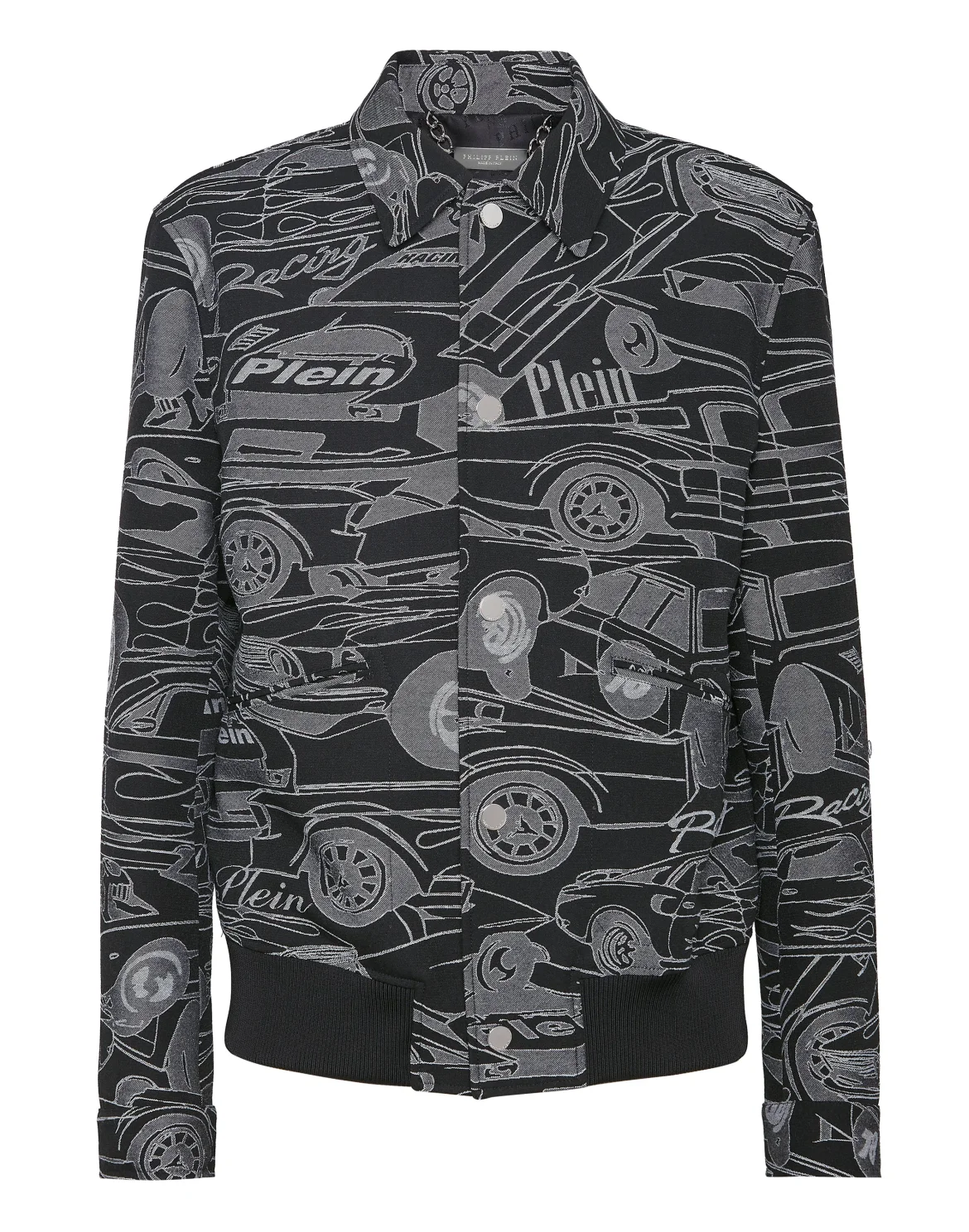 Jacquard Bomber LS Cars Racing, цвет: Белый