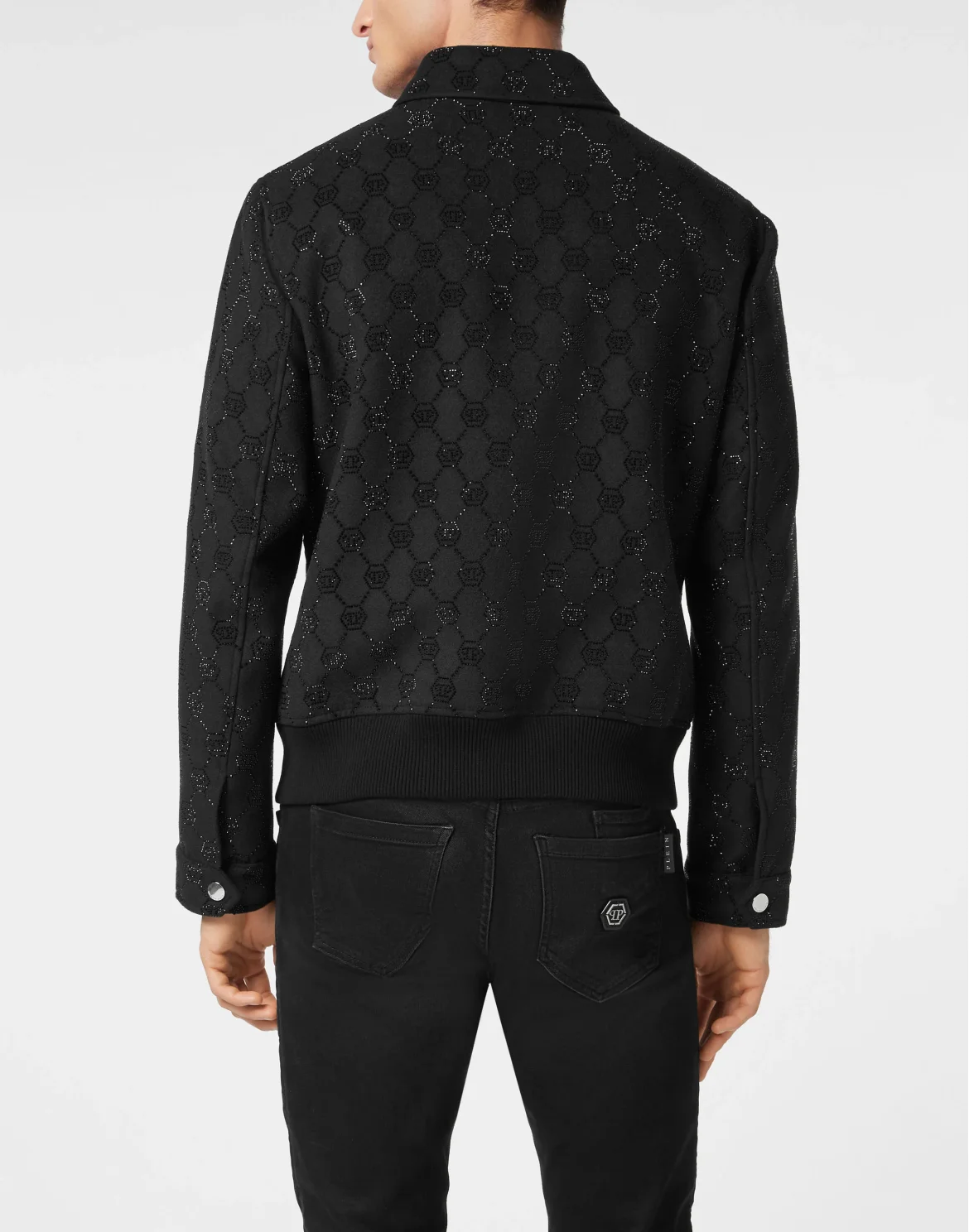 Wool Bomber LS Monogram, цвет: Черный