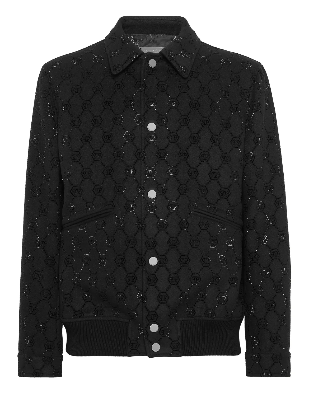 Wool Bomber LS Monogram, цвет: Черный
