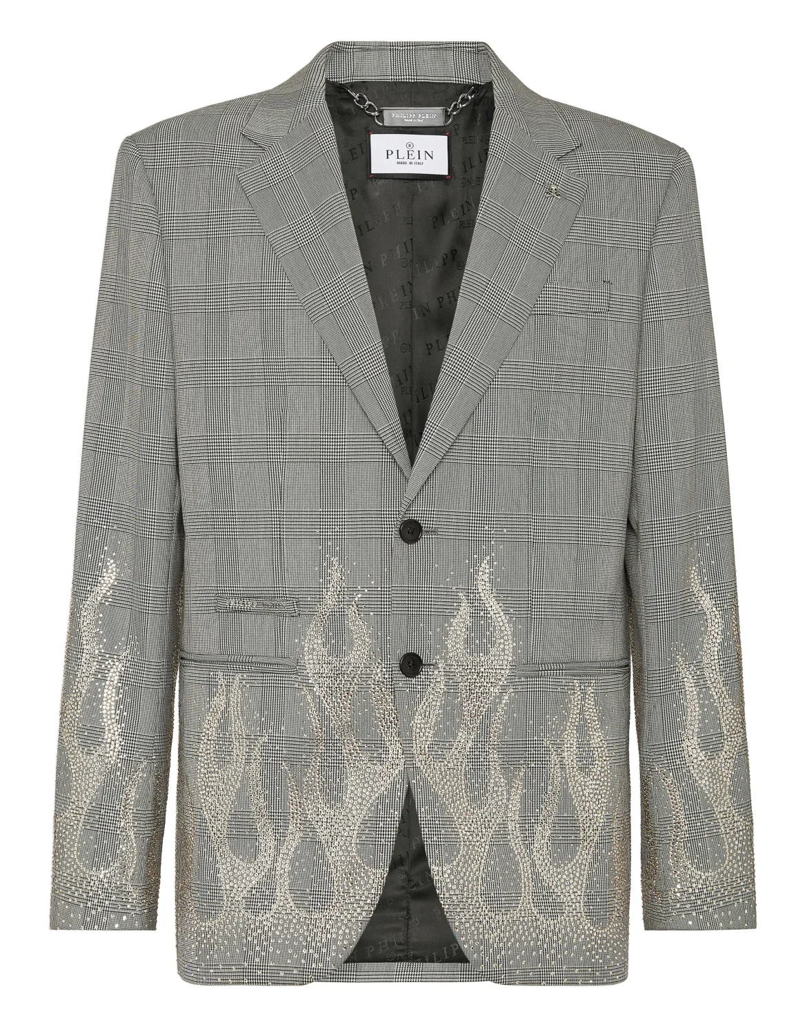 English Check Blazer LS Strass Flame, цвет: Черный
