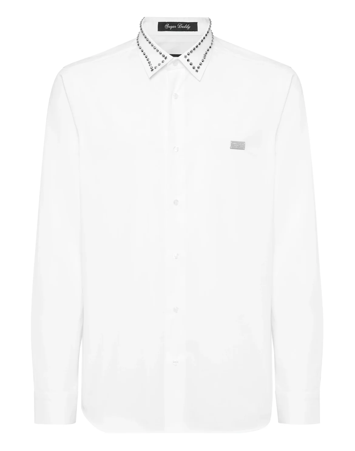 Shirt Sugar Daddy Cut LS Studs, цвет: Белый