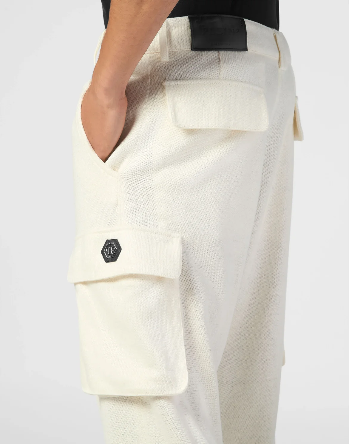 Cashmere Long Trousers Cargo Fit, цвет: Белый