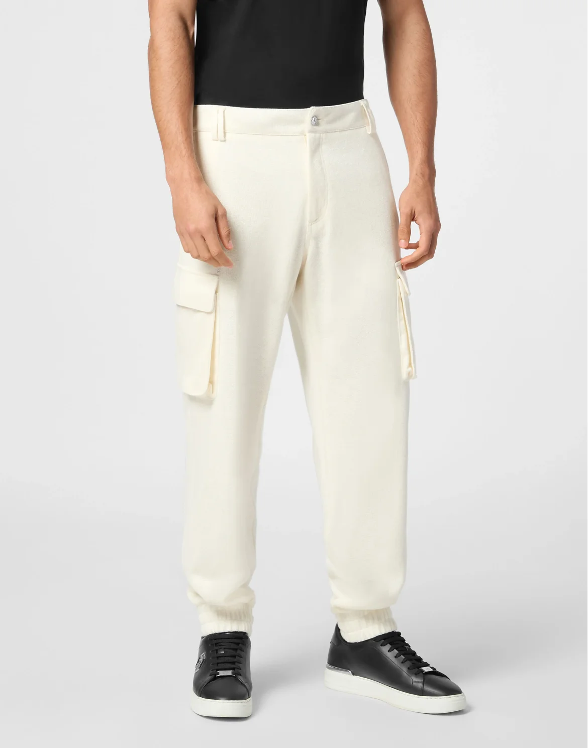 Cashmere Long Trousers Cargo Fit, цвет: Белый
