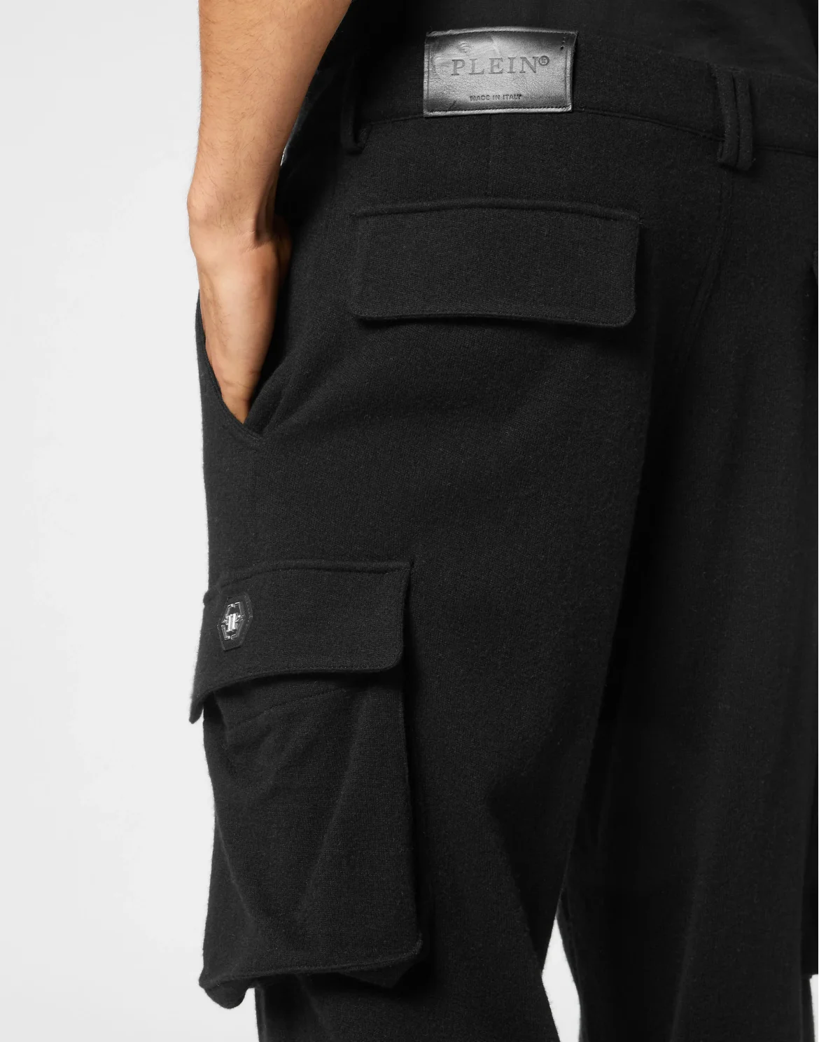 Cashmere Long Trousers Cargo Fit, цвет: Черный