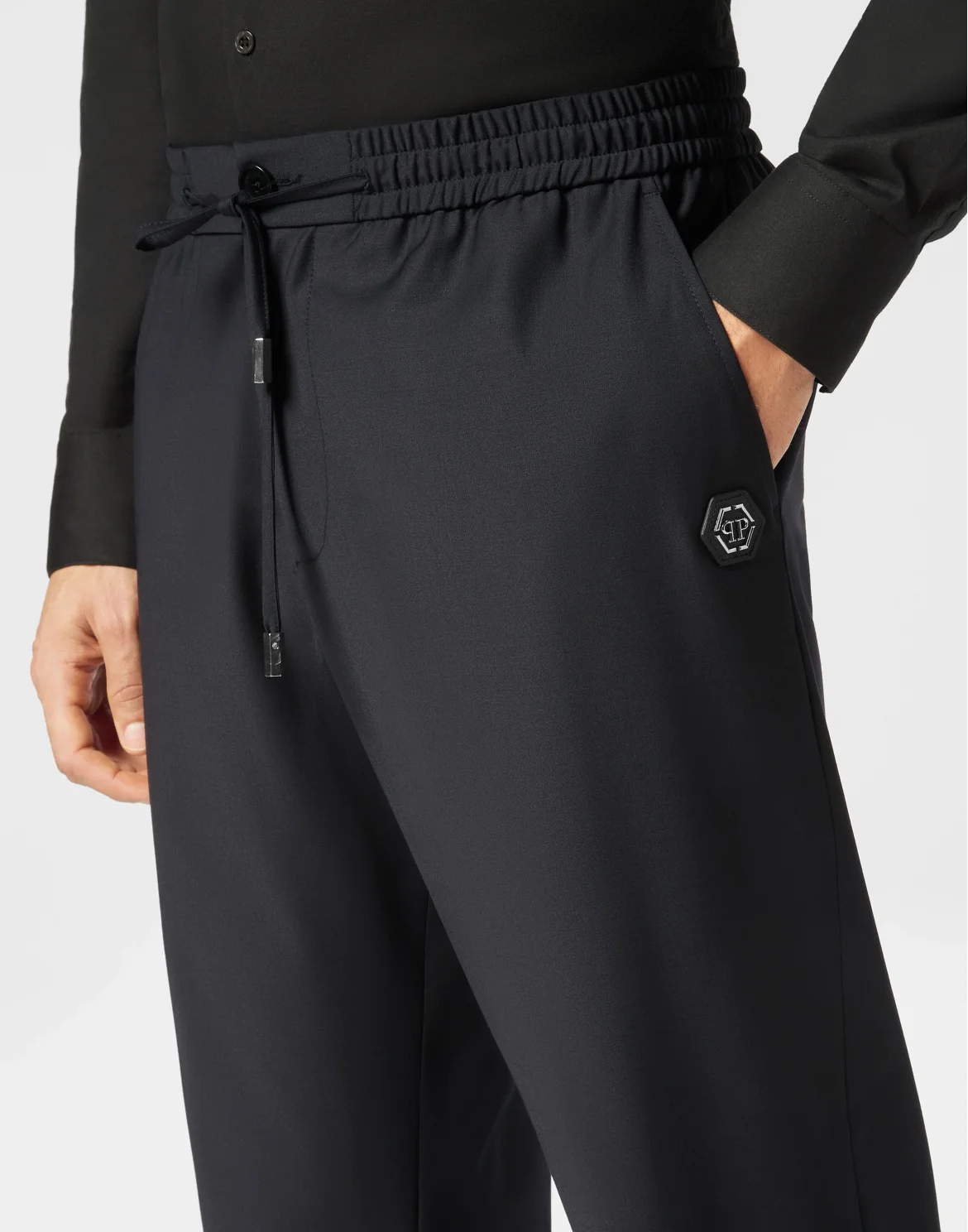 Wool Jogging Trousers, цвет: Синий