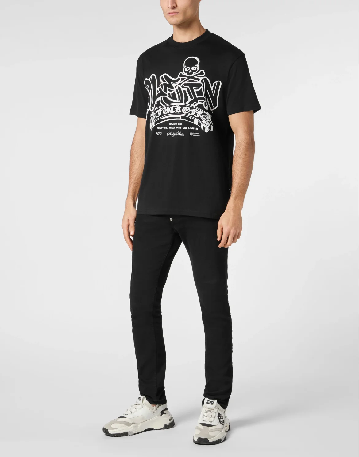 T-shirt Round Neck SS Graffiti, цвет: Черный