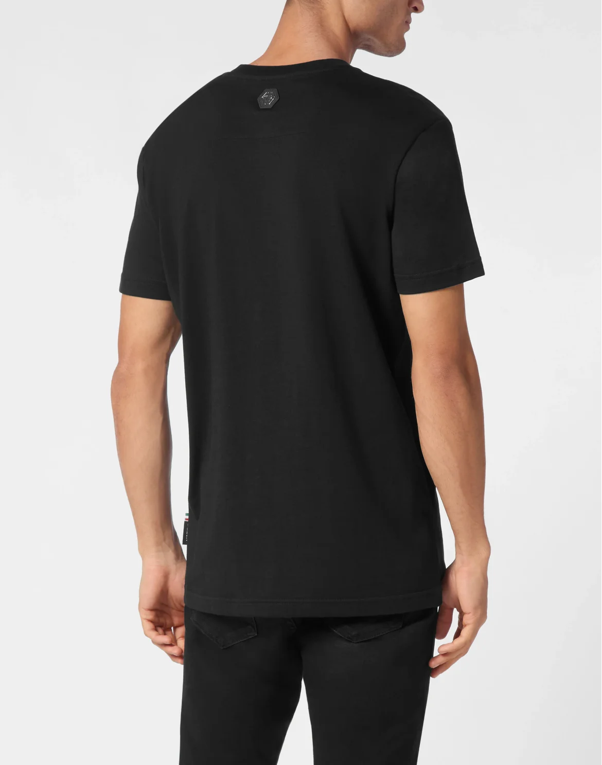 T-shirt Round Neck SS Smile, цвет: Черный