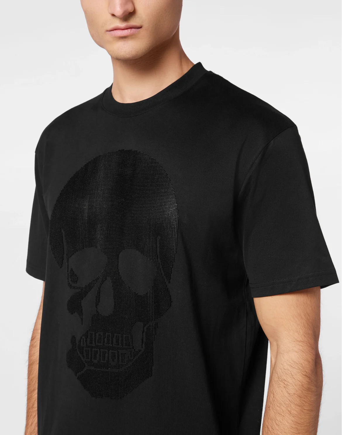 Jersey T-shirt Round Neck SS Skull, цвет: Черный