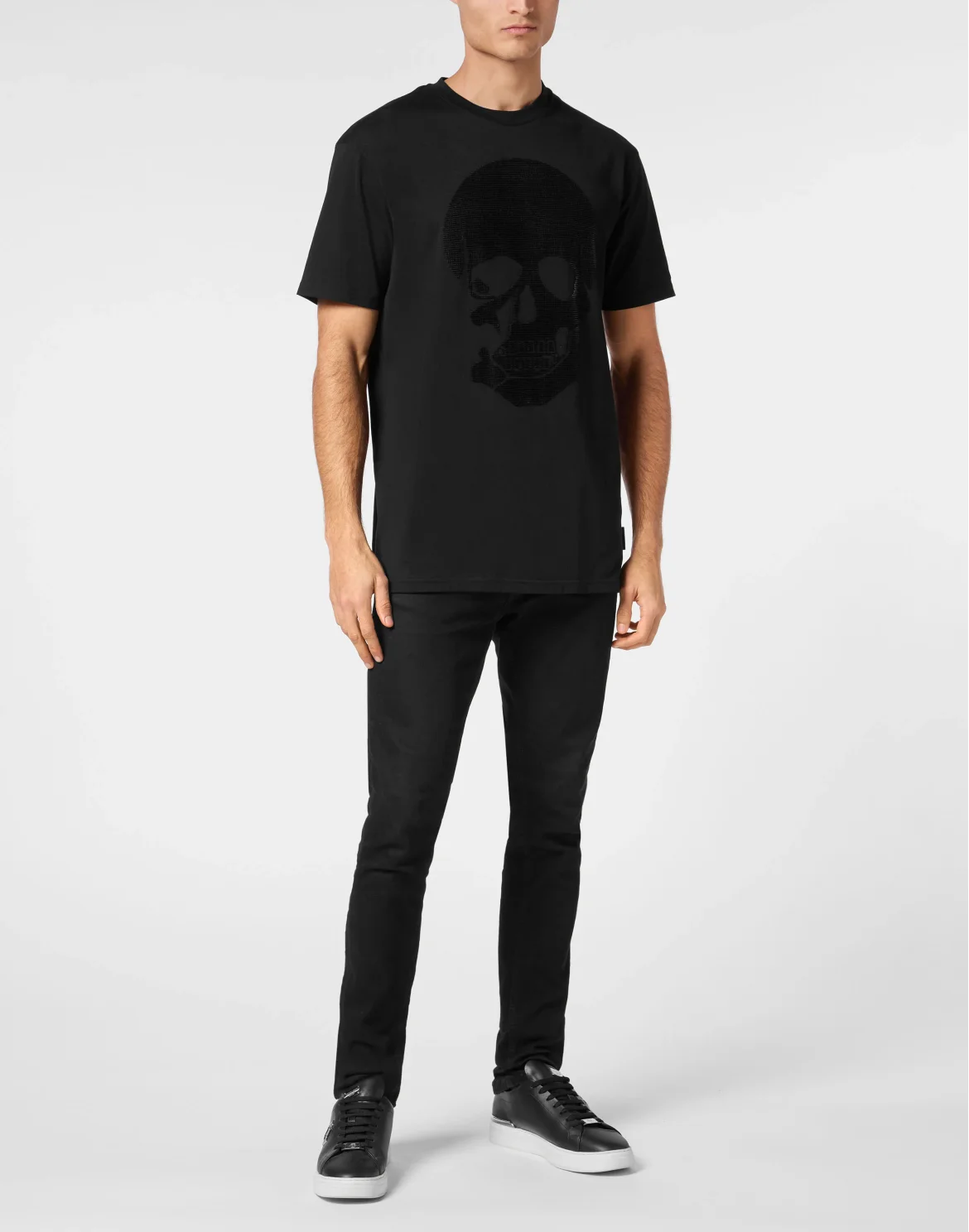 Jersey T-shirt Round Neck SS Skull, цвет: Черный