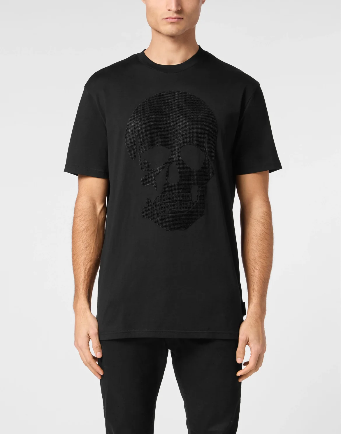 Jersey T-shirt Round Neck SS Skull, цвет: Черный