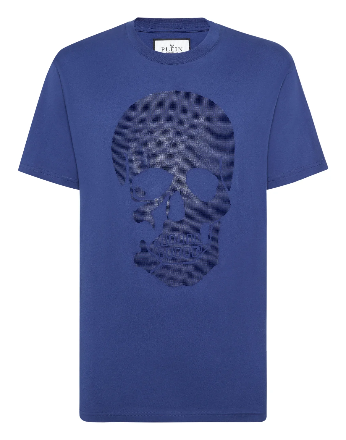 Jersey T-shirt Round Neck SS Skull, цвет: Синий