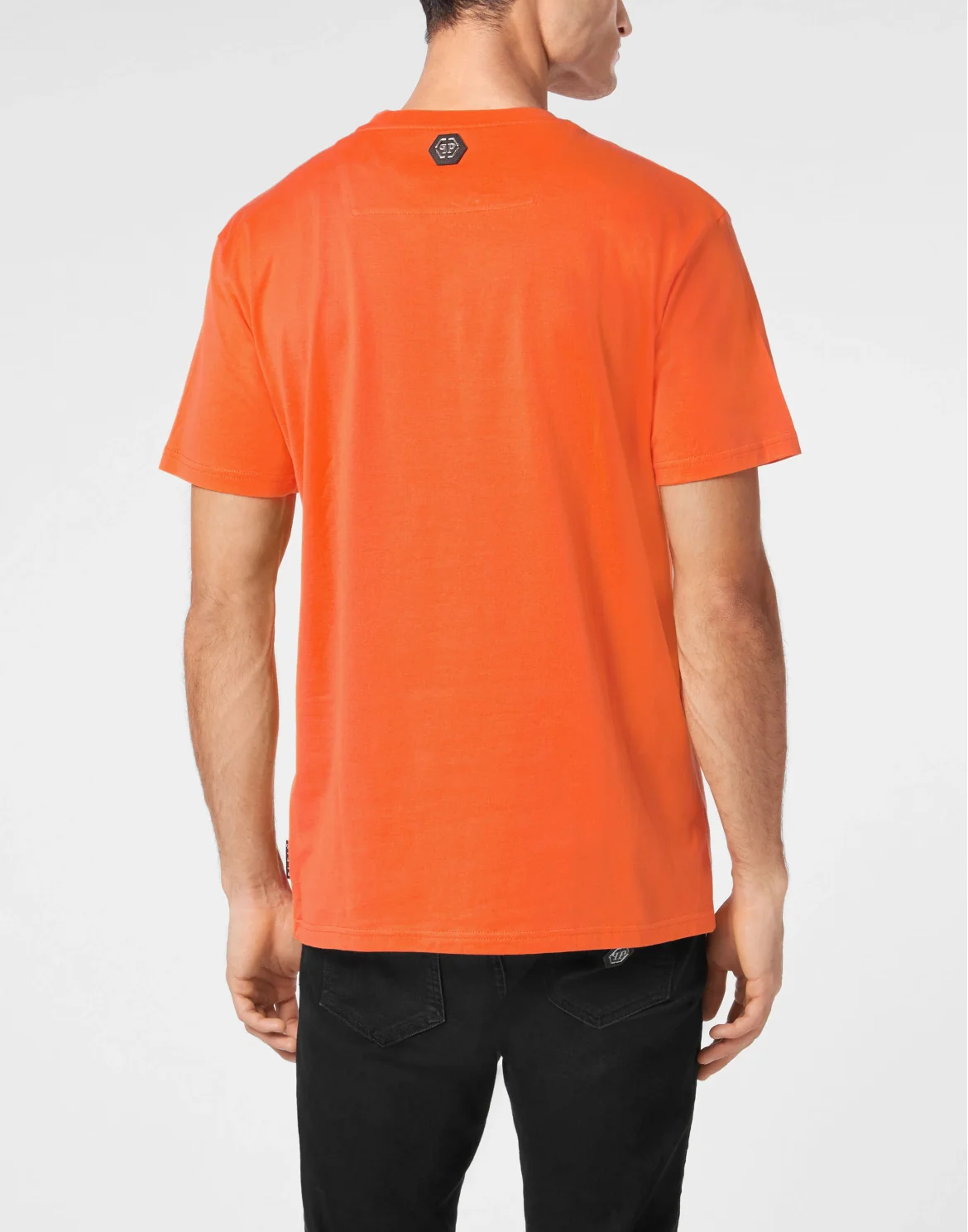 Jersey T-shirt Round Neck SS Skull, цвет: Оранжевый