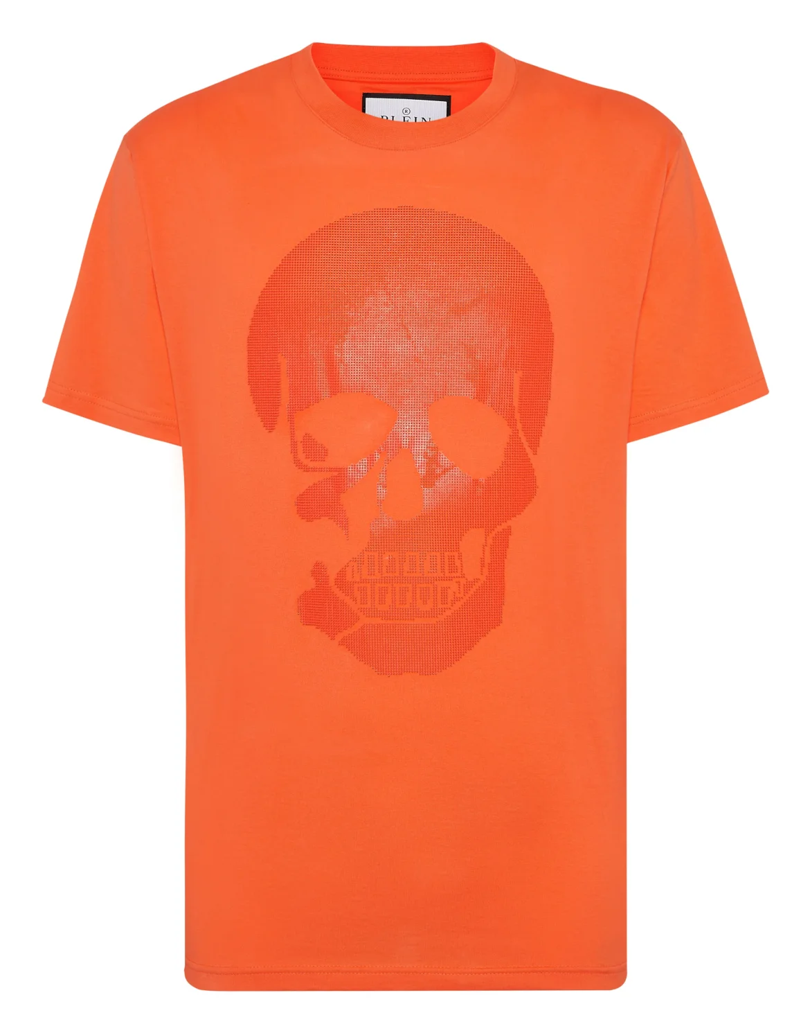 Jersey T-shirt Round Neck SS Skull, цвет: Оранжевый