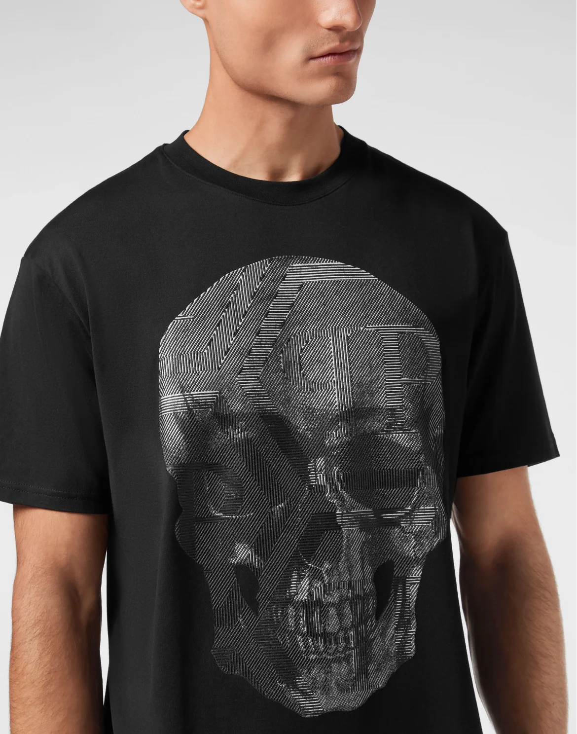 Jersey T-shirt Round Neck SS Skull, цвет: Черный