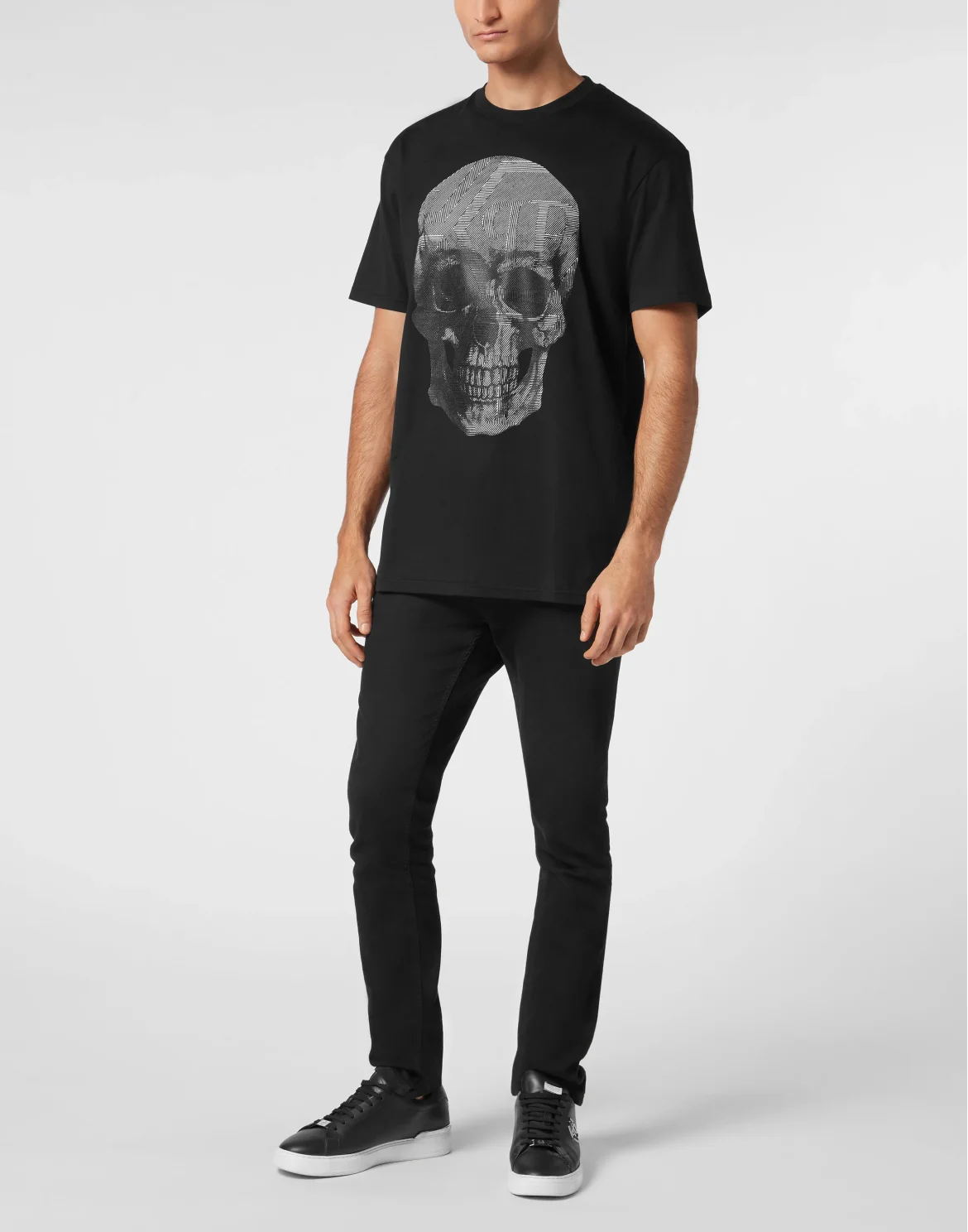 Jersey T-shirt Round Neck SS Skull, цвет: Черный