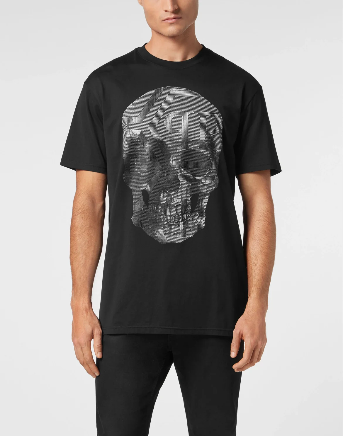 Jersey T-shirt Round Neck SS Skull, цвет: Черный
