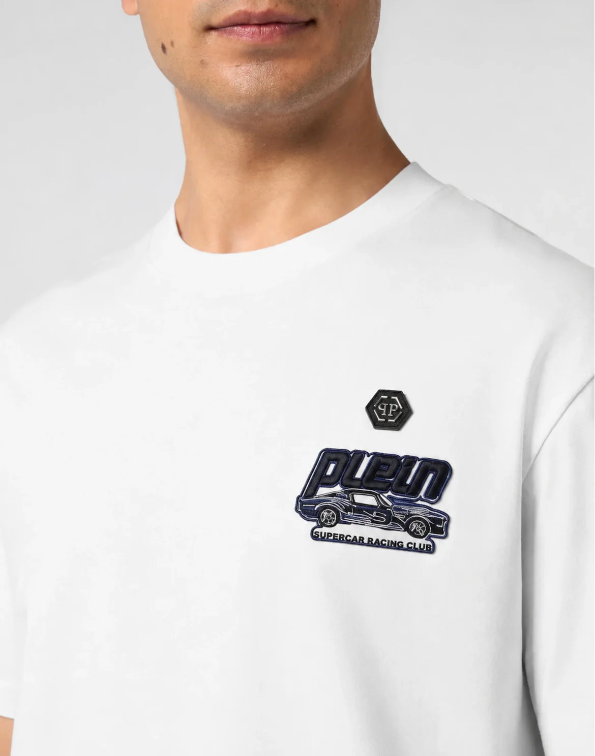 Jersey T-shirt Round Neck SS Cars Racing, цвет: Белый