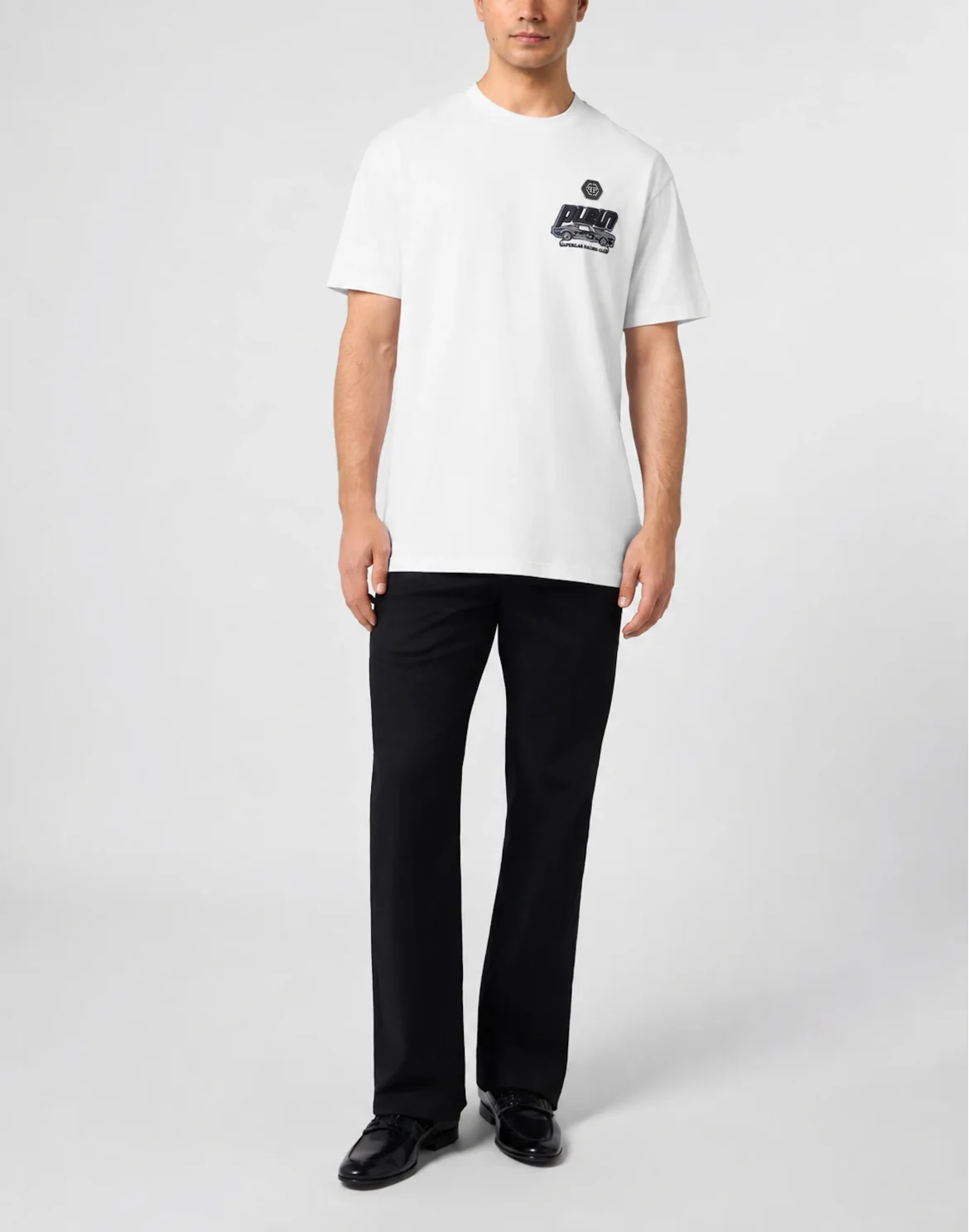 Jersey T-shirt Round Neck SS Cars Racing, цвет: Белый