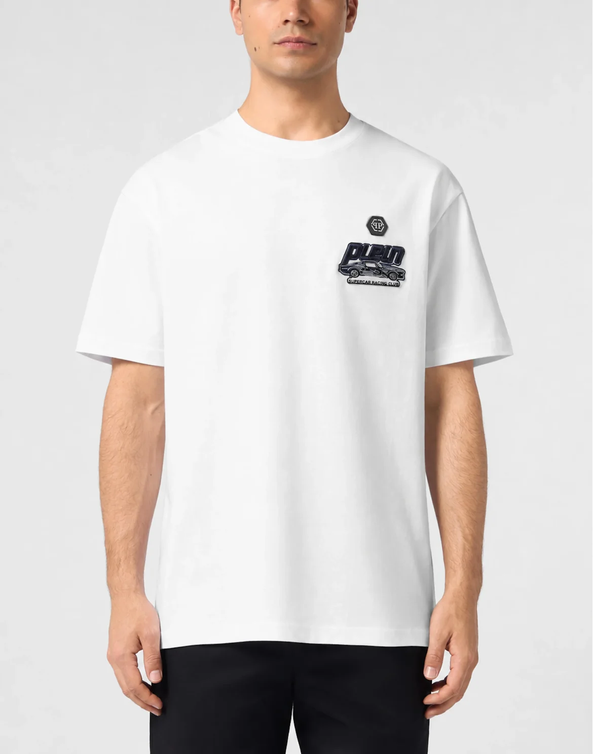 Jersey T-shirt Round Neck SS Cars Racing, цвет: Белый