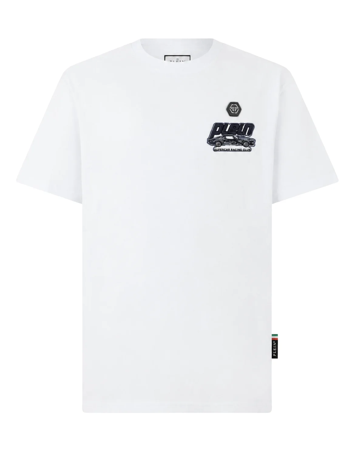 Jersey T-shirt Round Neck SS Cars Racing, цвет: Белый