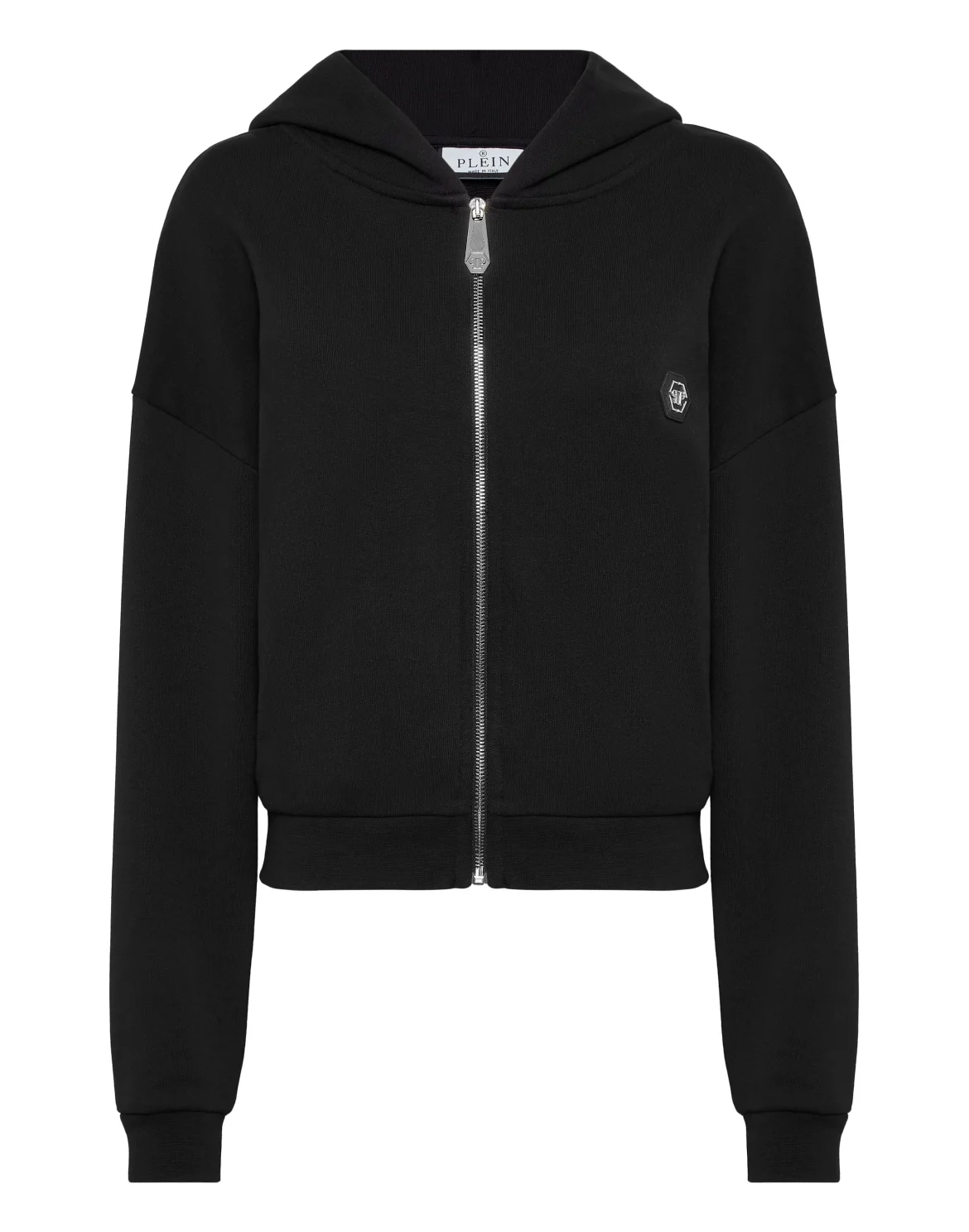 Sweatjacket Hoodie Jogging Smile, цвет: Черный