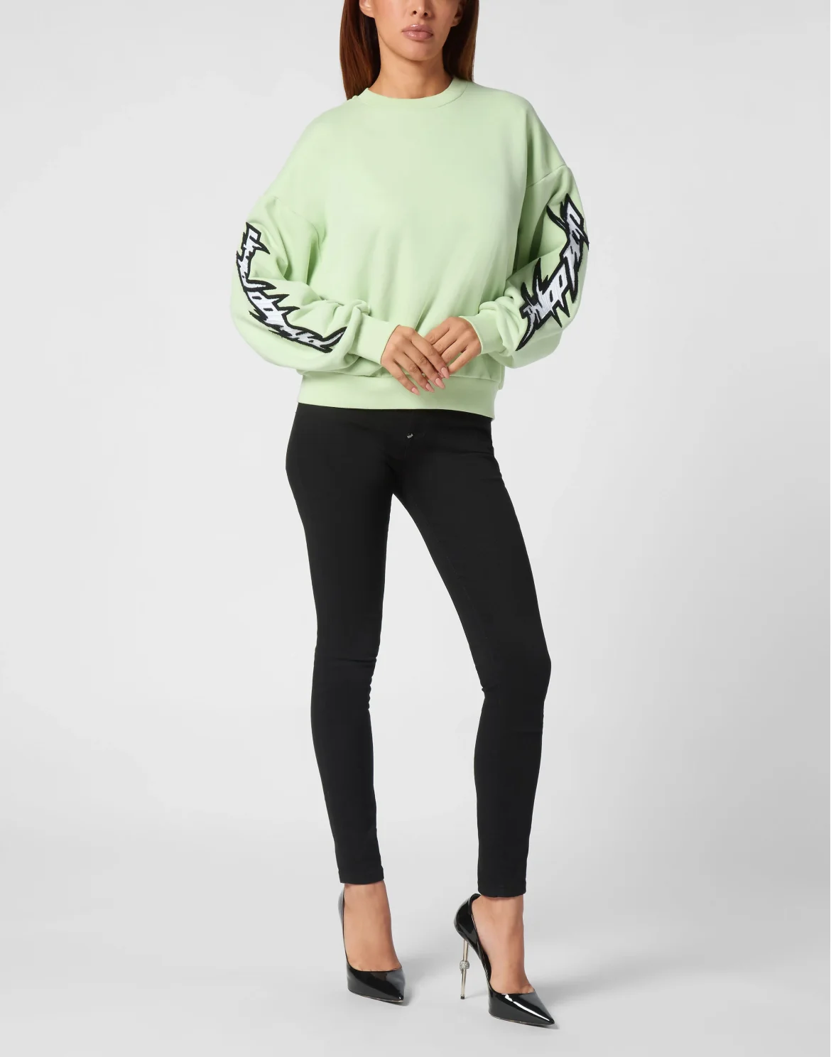 Sweatshirt Round Neck LS, цвет: Зеленый
