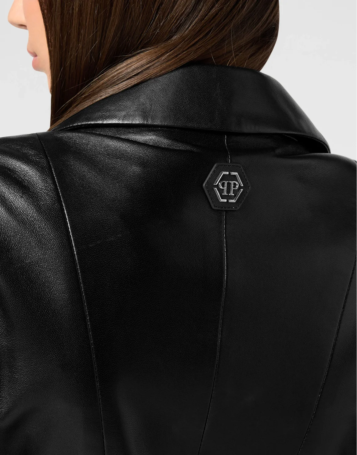 Vintage Leather Blazer LS Flame, цвет: Черный