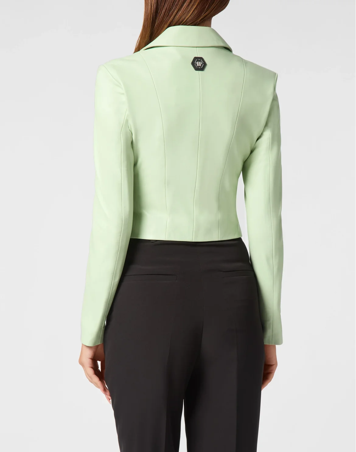 Vintage Leather Blazer LS Flame, цвет: Зеленый