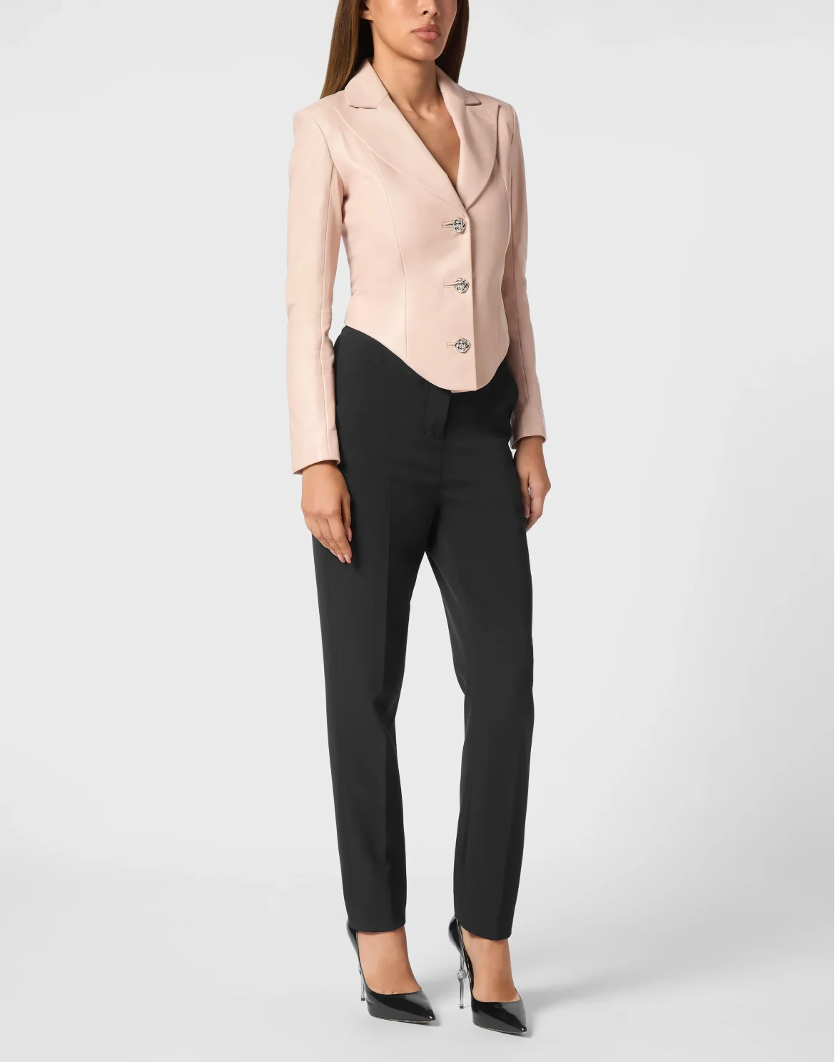Vintage Leather Blazer LS Flame, цвет: Бежевый