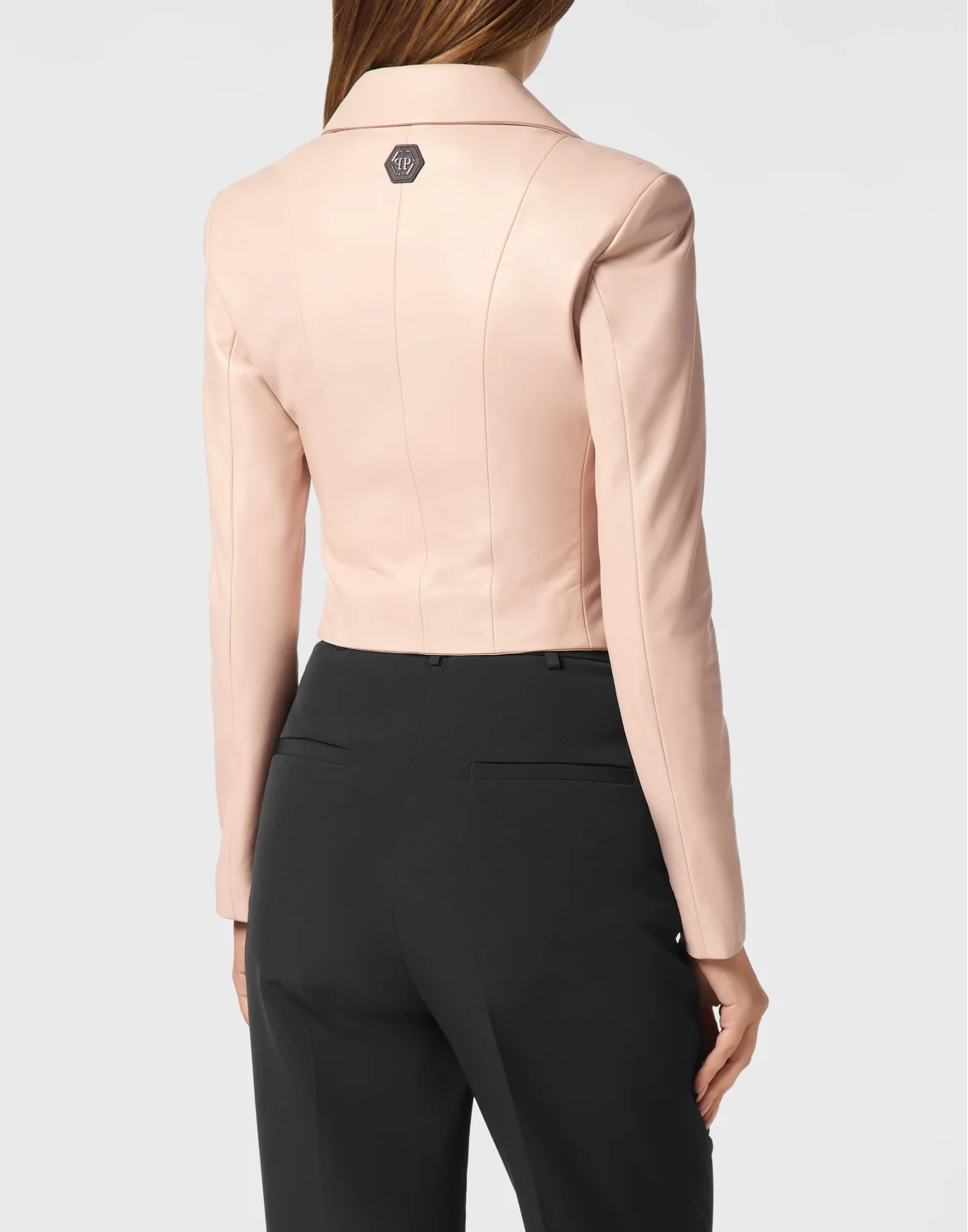 Vintage Leather Blazer LS Flame, цвет: Бежевый