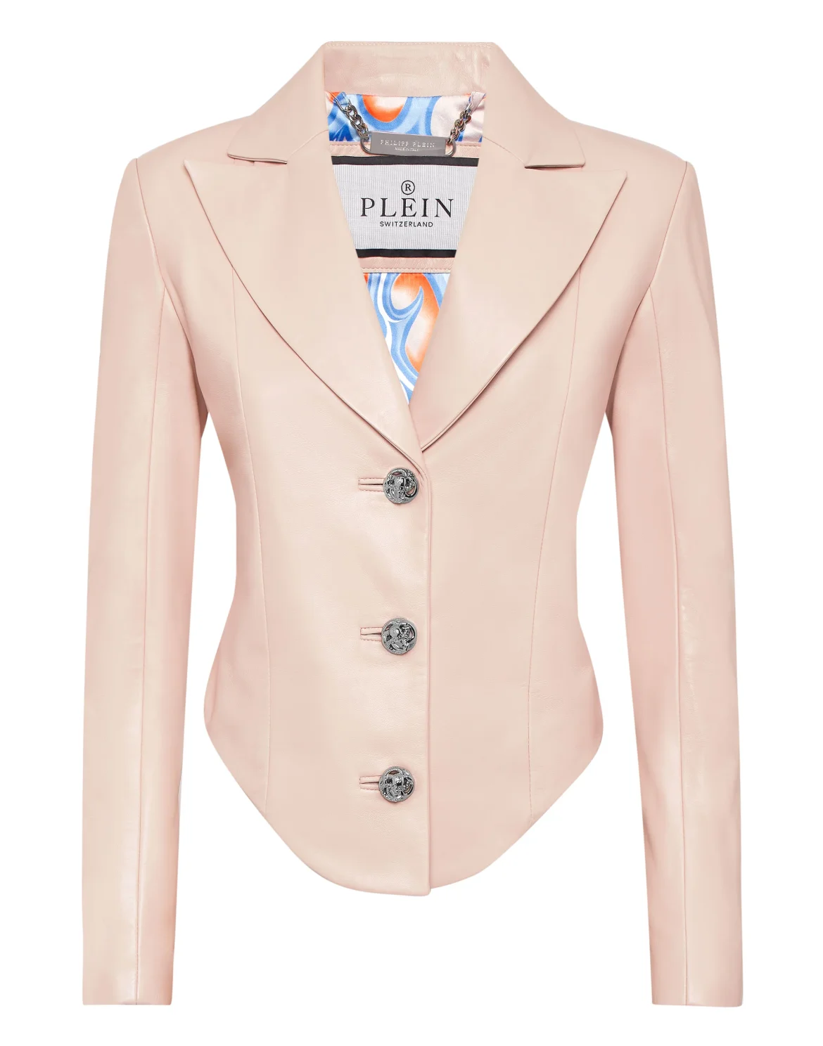 Vintage Leather Blazer LS Flame, цвет: Бежевый
