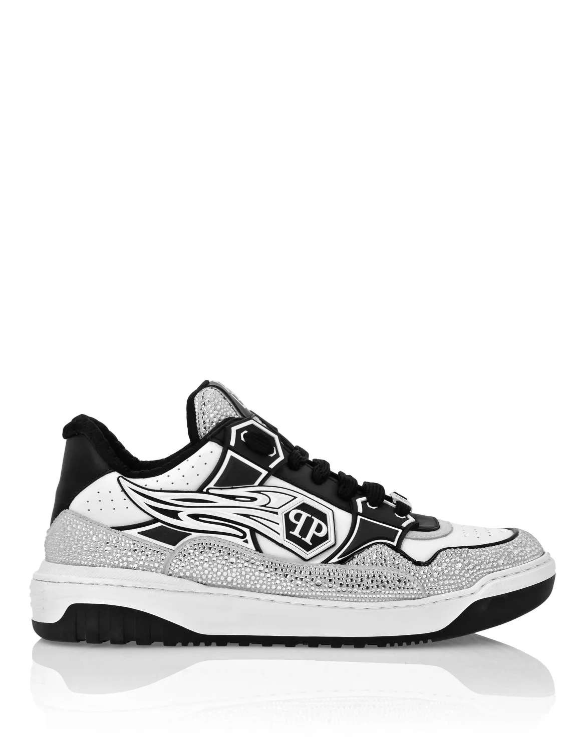Leather Low-Top Sneakers Moon Walker, цвет: Белый