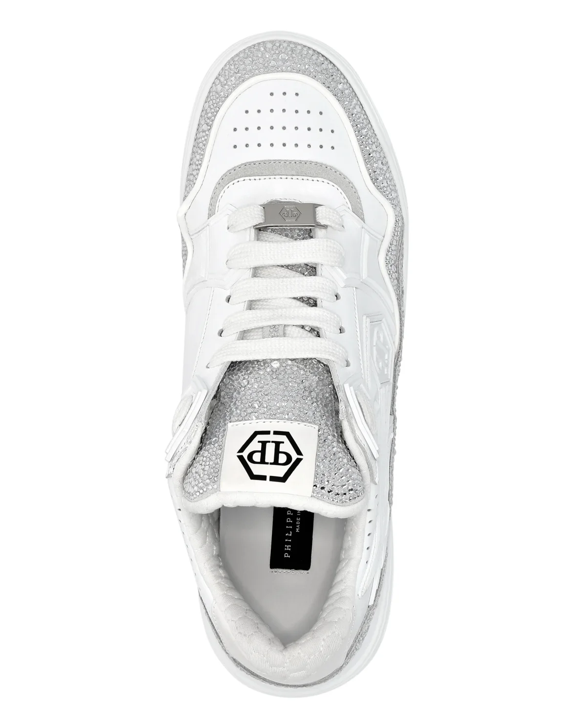 Leather Low-Top Sneakers Moon Walker, цвет: Белый