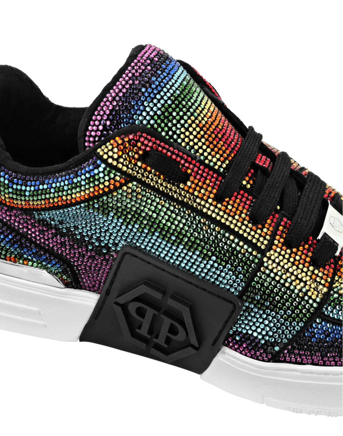 Suede Lo-Top Sneakers Strass Hexagon, цвет: Мультиколор