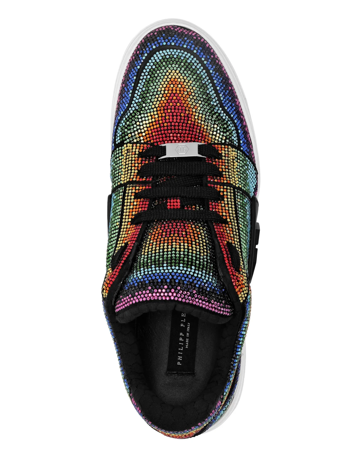 Suede Lo-Top Sneakers Strass Hexagon, цвет: Мультиколор