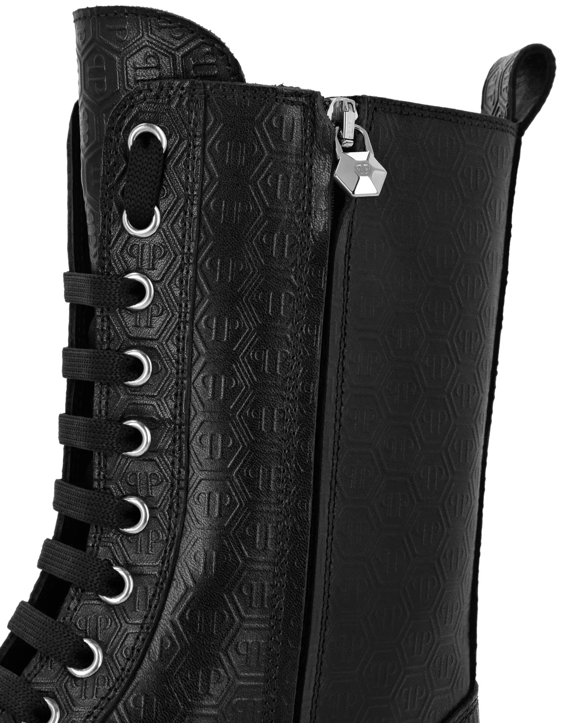 Nappa Leather Boots Mid Flat Monogram, цвет: Черный