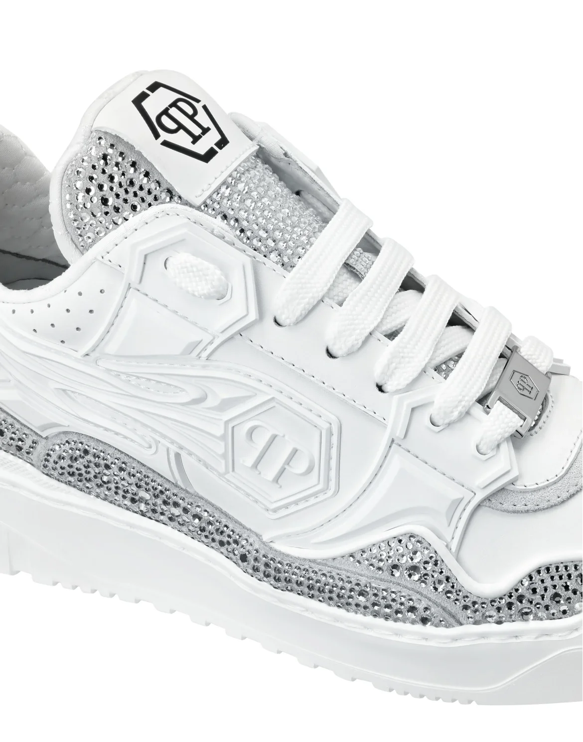Leather Low-Top Sneakers Moon Walker, цвет: Белый