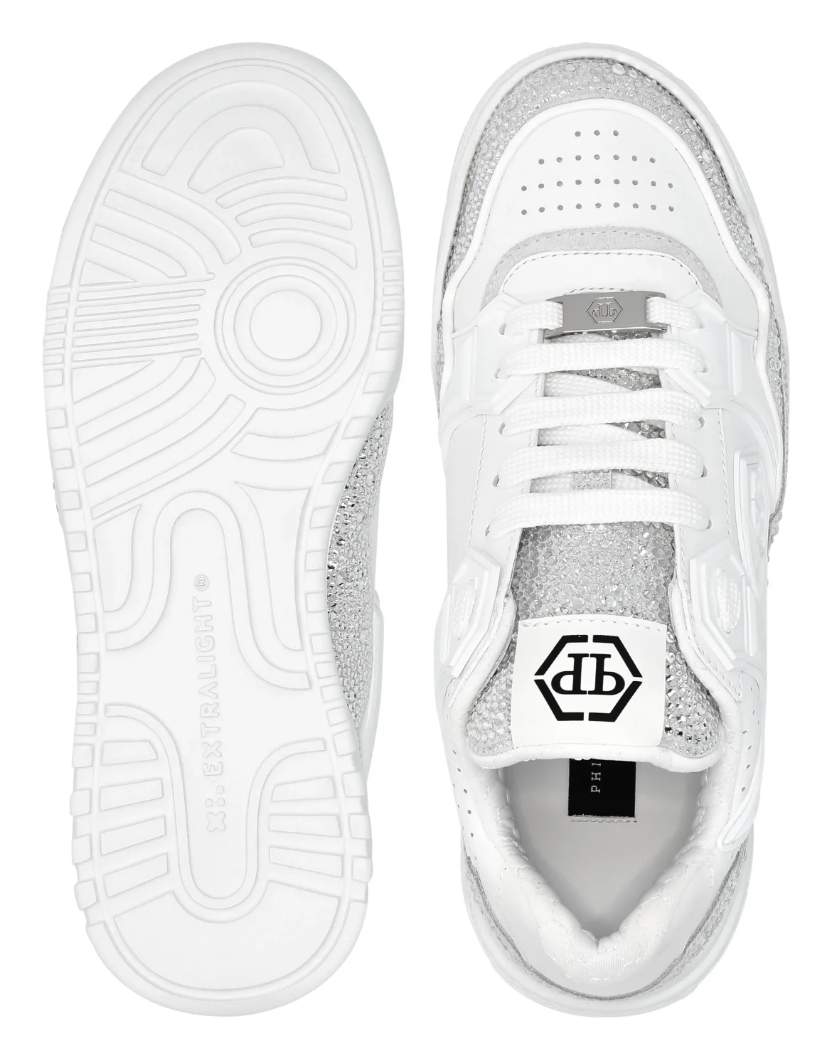 Leather Low-Top Sneakers Moon Walker, цвет: Белый