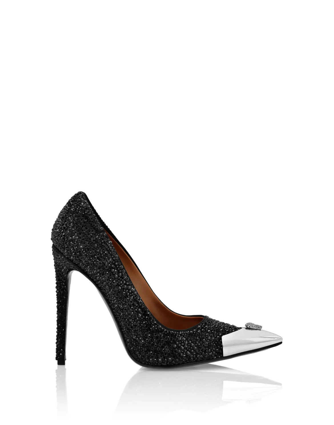Satin Hi-Heels Mix Strass, цвет: Черный