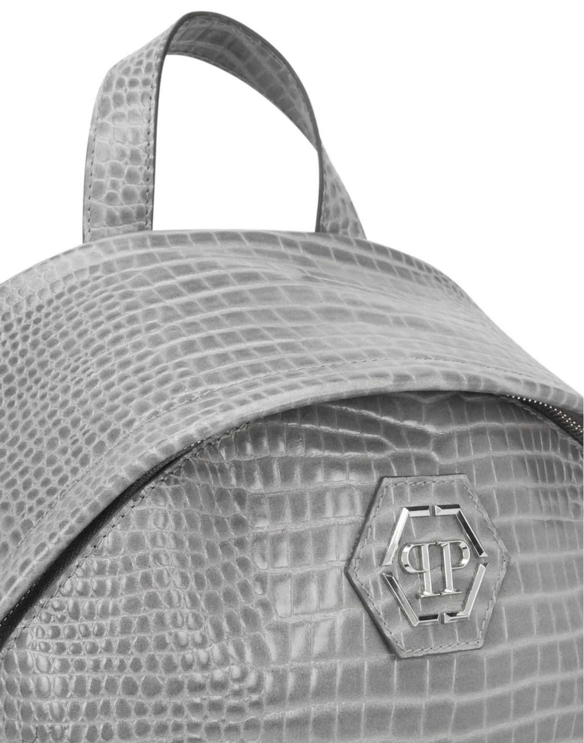 Leather Backpack Cocco, цвет: Серый