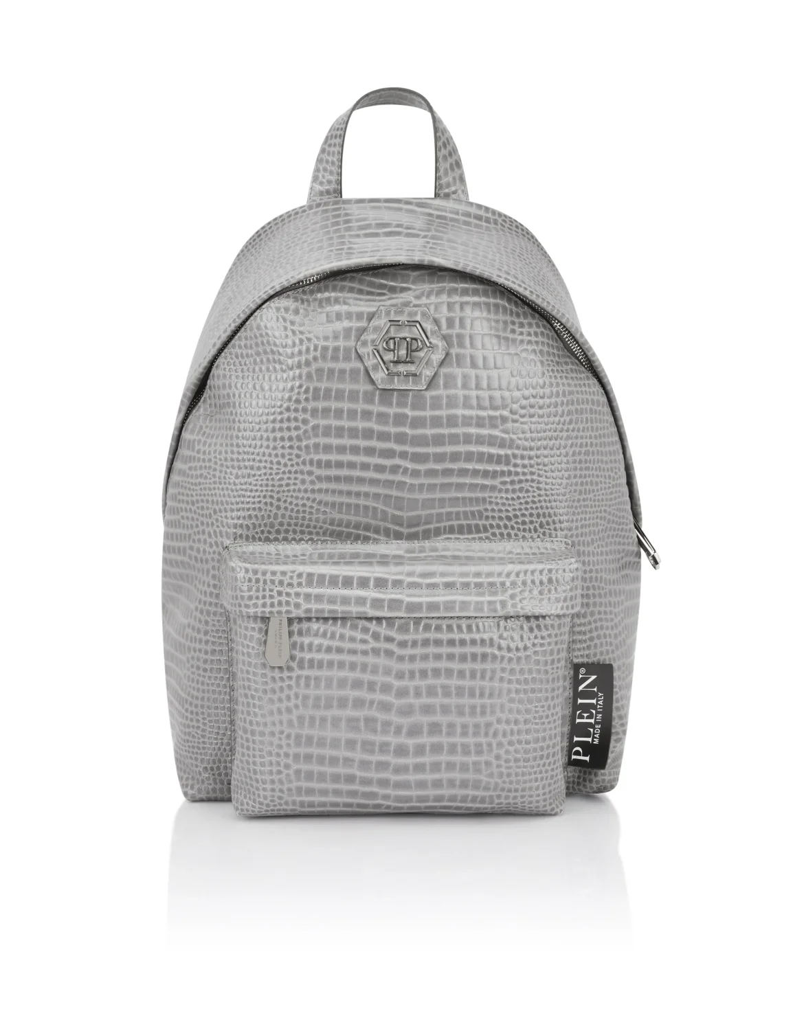 Leather Backpack Cocco, цвет: Серый